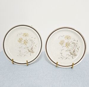 VTG 1970s Royal Doulton Sandsprite 2 Dinner Plates England Lambethware 10"